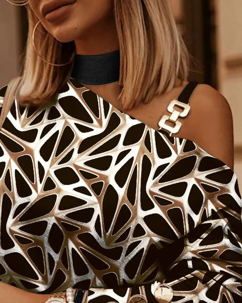 The Amara Off‑Shoulder Soft Tee